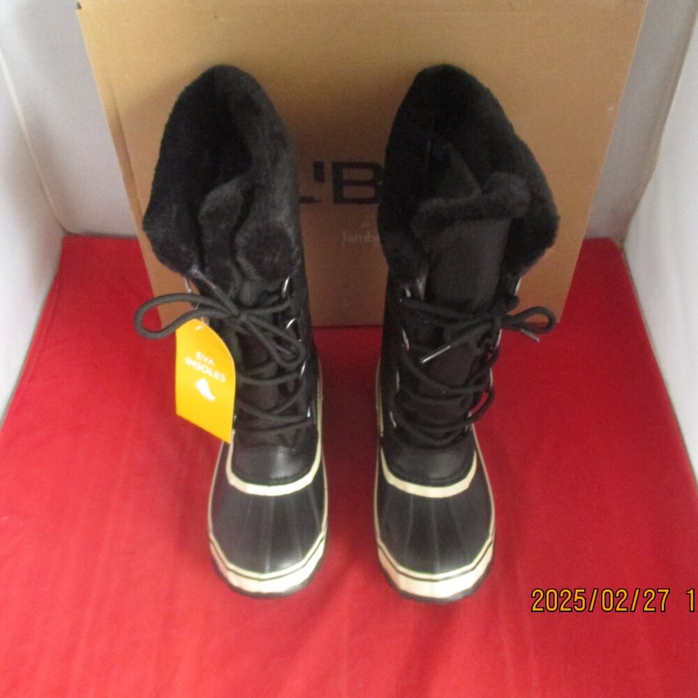 JBU Stormgate Regular Calf Mid Shaft Duck Boots $99 - US Size 6 - Black - 1221